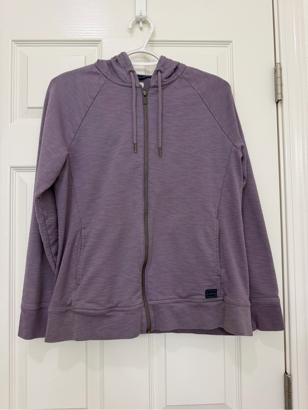 L.L. Bean Lavender Purple Full-Zip Hoodie